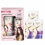 LUX Peach Blossom Scented Nourishing Hair Care Set