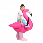 Flamingo T&auml;ispuhutav Kost&uuml;&uuml;m Lapsed Ratsutamas &Uuml;kssarvikul Naljakas J&auml;nku Peokost&uuml;&uuml;m Cosplay Kleit T&auml;iskasvanu Halloweeni Kost&uuml;&uuml;m One Size