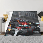 F1 V&otilde;idus&otilde;idu Alustamine Viska Tekk Pehme Pl&uuml;&uuml;s Ruuduline Luksuslik Viska Tekk Voodi Moodne Tekk 30x40in
