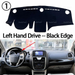 Armatuurlaua Kate V&auml;ltige Valgust Libisemisvastane Mustusevastane Matt Padi P&auml;ikesekaitse Armatuurlaua Matt Kaitse Chrysler Grand Voyager 2011-2015 LHD RHD jaoks