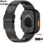 Titaanist rihm Apple Watch Ultra3/2 49mm jaoks Metallist rihm iwatch Series 11 10 9 8 7 6 5 SE3 4 44mm 45mm 46mm 42mm 41mm 40mm jaoks Correa 42mm 44mm 45mm 49mm must