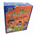 Zingo Bingo Lauam&auml;ng Auhinnatud L&otilde;bus Hariv Pere M&auml;ng Lastele Kiiretempolise Sobitamise Tegevusega valge