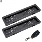 2 tk Esiosa Tagumine numbrim&auml;rgi raam Rullkardin Elektrijuhtimisega puldiga numbrim&auml;rk B