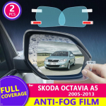 for Skoda Octavia A5 2005-2013 Full Cover Rearview Mirror Film HD Anti-Fog Rainproof Auto Mirror Sticker Car Octavia A5 05-08
