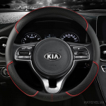 Auto roolikatte 38cm 15 Nahast Kia Rio 2 3 4 X Line Kombi Sedaan K2 K3 K4 K5 KX1 KX3 KX5 Sportage Autotarvikud D shape white
