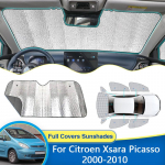 Aknakate Citroen Xsara Picasso 2000~2010 jaoks P&auml;ikesekaitsekate P&auml;ikesetuulekaitse P&auml;ikesesirm P&auml;ikesekaitse Auto Rear Widow 4pcs
