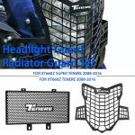 Motorcycle Headlight guard radiator guard set FOR YAMAHA Tenere XT 660Z XT660 Z 2008-2016 2015 2014 2013 2012 2011 2010 radiator guard