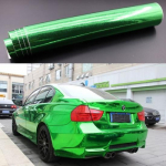Green Car Glossy Chrome Mirror Vinyl Wrap Film Roll Sheet Sticker | 152cm x 30cm | VVIVID Vinyl | Aftermarket Branded | 0678542572523 | 974190459098