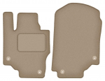 Dywaniki samochodowe prz&oacute;d do: Mercedes GLE C167 SUV coupe (2019-) beżowe