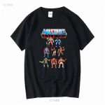 Masters Of The Universe Retro Tegevuskuju T-s&auml;rk Valge Mees Naine k&otilde;ik suurused Valmistatud 80ndate m&auml;nguasjad He Man 1982 Laine 1 S mitmev&auml;rviline