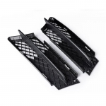 2Pcs Front Bumper Fog Light Grilles For 2005-2007 E90 E91 pre-LCI old Fog Light Mesh Grill Cover Car Accessories 2Pcs