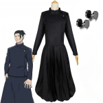 Geto Suguru Cosplay Anime Jujutsu Kaisen Cosplay T&auml;iskasvanute meeste s&auml;rk P&uuml;ksid Parukas Keskkooli Halloweeni vormiriietus t&auml;iskomplekt S