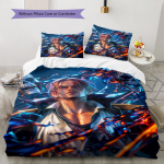 Multikakujutisega Voodipesu Tekikomplekt Tekikate Padjap&uuml;&uuml;r Kodu Dekoratsioon S&uuml;nnip&auml;evakingitus (1 * tekikott + 2 * padjap&uuml;&uuml;ri, ilma s&uuml;damikuta) 135x200cm