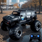Suur RC Hummer Maastikupolitseiauto M&auml;nguasi