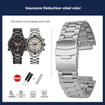 TimeX Tide Series Roostevabast terasest kella rihm T2N721 T2N720 TW2R55500 T2N739 Meeste metallist k&auml;ev&otilde;ru 24x16mm, koos t&ouml;&ouml;riistadega 24x16mm gray