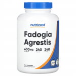 Nutricost, Fadogia Agrestis, 600 mg, 240 kapslit