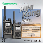 Quansheng UV-K1(8) 5W Kahepoolne K&auml;sitelefon (CN versioon)