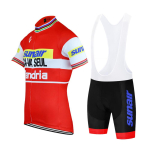 2026 Flandria Punane Jalgrattur Rattasportlane Mees Retro Mtb Jalgratturi Riietuskomplekt S&auml;rgi L&uuml;hikeste Varrukatega Rattasport Enduro Retro S&auml;rk &Uuml;likond Tripel P&uuml;ksid 5XL red