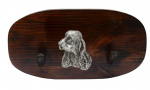 English Cocker Spaniel - accessory rack, dog medal rack, key hooks by Art-Dog pruun