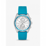 Michael Kors Suur Hadyn Pav&eacute; H&otilde;bedane Kell MK7485 sinine