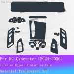 MG Cybersteri t&auml;iskomplekt salongi kiled GPS-navigatsiooniekraani kaitsekleebised K&auml;igukasti paneeli TPU l&auml;bipaistvad kriimustusvastased kiled For LHD