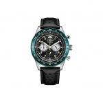 CITIZEN FUTURE FORCE Seeria FF Valgusj&otilde;ul t&ouml;&ouml;tav Kvartsmehhanism Nahkrihmaga K&auml;ekell Unisex CA4558-16E Black Dial