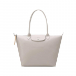 Longchamp Le Pliage City 31 Kaetud L&otilde;uend &Ouml;koloogiliselt S&otilde;bralik T&otilde;mblukk Pikk K&auml;epide Pelmeeni T&otilde;stekott Naiste K&auml;ekotid Liivahall 1899HYQ414 Sandy Tea Gray