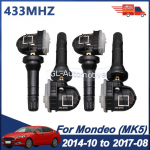 4 tk 433MHz rehvir&otilde;huandurit Ford Mondeo MK5 2014-2017 jaoks TPMS-andur EV6T-1A180-CB EV6T-1A180-CC EV6T-1A180-CE For Mondeo MK5