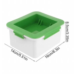 Tofupress Presser Ohutu Vorm Sisseehitatud Vee eemaldaja Drenaažiseade Sojakohupiima pressimise komplekt K&ouml;&ouml;k 3-kihiline Tofupressi valmistamise vorm