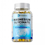 Pslalae Magneesiumgl&uuml;tsinaadi Kapslid 500mg - Toetab N&auml;rvifunktsiooni, Soolefunktsiooni, L&otilde;&otilde;gastumist Vegan Kapslid Naistele ja Meestele 120