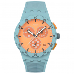SWATCH Meeste k&auml;ekell SUSL401 Orange Watch Dial