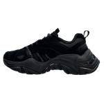 FILA Leather Low top Casual Running Shoes Unisex Black 1RM02723F_001 250 black