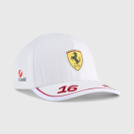 Auto Pardikeele M&uuml;tsik Ferrari M&uuml;tsidele Uus V&otilde;idus&otilde;idu F1 Monaco SF-25 Charles Leclerc 16 Pesapallim&uuml;ts Reguleeritav Vabaaja P&auml;ikesekaitsem&uuml;ts white