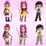 6 tk/komplekt Kpop Demoni K&uuml;tid Anime Kuju Rumi Zoey Mira Saja Poisid Tegevuskuju Mudel Nukk Cosplay Vin&uuml;&uuml;lkujud Kollektsiooni M&auml;nguasi