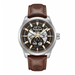 Timberland Henniker Automaatne Seeria Kell Automaatne Mehaaniline Liikumine Nahkrihm Pruun Tihvt Meeste kellad TDWGE0055202 Green (TDWGE0055202)