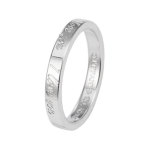 Tiffany & Co. Armastuse seeria Ma armastan sind graveeritud 925 h&otilde;bedast s&otilde;rmus Unisex s&otilde;rmus 12363032 Box,8.5