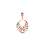 Pandora P&otilde;levad Tiivad Medal 3D Personaalne Ripats DIY Helmed Naiste Ehted Aksessuaarid Kuld Vask H&otilde;be 789672C01 Rose Gold