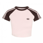Adidas Originals SST Valentinip&auml;eva Piiratud V&auml;ljaanne Pullover Kitsas L&uuml;hike Raglaanvarrukaga T-s&auml;rk Naiste toppi KD3796 S