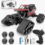 2-in-1 puldiautod Puldiauto 1:14. skaala 25 mph 40 km/h kiirusega 4WD maastiku RC veoautod, &uuml;hilduvad t&auml;iskasvanute, poiste ja lastega, 2,4 GHz maastikurongi T