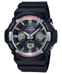 Casio G-SHOCK Meeste Roostevabast Terasest 200M Veekindel Analoog L&ouml;&ouml;gikindel Kvartsikell GAW-100-1A must