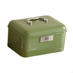 Kombinatsioonlukuga hoiukarp, Kaasaskantav lukustatav konteiner, Karp elutuppa Green beige