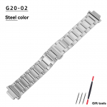 GA-2100 metallist kellarihm Casio ga2100 GA-2110 GA-B2100 GBM-2100 jaoks muudetud roostevabast terasest kellarihma tarvikud For GA2100 GA2110