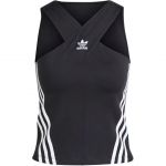 adidas Originals Naiste Ristl&otilde;ikelise Kaelusega Top Must JM9258 XL