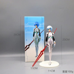 23cm Rei Ayanami tegevuskuju Longinuse odaga EVA Neon Genesis Evangelion Anime kogutav mudelm&auml;nguasi Kingitus f&auml;nnidele white