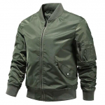 Meeste kevads&uuml;gisene kerge s&otilde;jav&auml;earmee pommitaja jope tuulejakk Softshell Varsity jakid, meeste golf, mood, spordir&otilde;ivad, mantel M