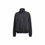 Adidas Originals Premium Essentials Nailonist Tuulejope Seisva Krae ja Pika Varrukaga T&otilde;mblukuga Naiste &Uuml;ler&otilde;ivad Must IT6726 XS