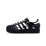 Adidas Originals Superstar 2 Kulumiskindlad Madalad Tennised Rula Kingad Unisex Must Valge JI0079(Team1237-) 35⅔ black