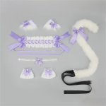 5 tk/komplekt Karvased Kassik&otilde;rvad Juuksen&otilde;elad Peav&otilde;ru Lips Kaelakee K&auml;epael Palus Kassisaba Armsad Lolita Anime Peo Cosplay Aksessuaarid ear tail