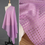 100x150cm &Otilde;&otilde;nes Ruuduline Organza Kangas Nahas&otilde;bralik Kleidi S&auml;rgi Disainer K&auml;sit&ouml;&ouml; DIY &Otilde;mblusmaterjal Riie 100x150cm lilla