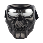 Mootorratturite kaitseprillid N&auml;okaitse Kolumask prillidega T&auml;isn&auml;oga Taktikaline mask Motokrossi kiivri jaoks Moto Kummituse Dekoor Tarvikud gray